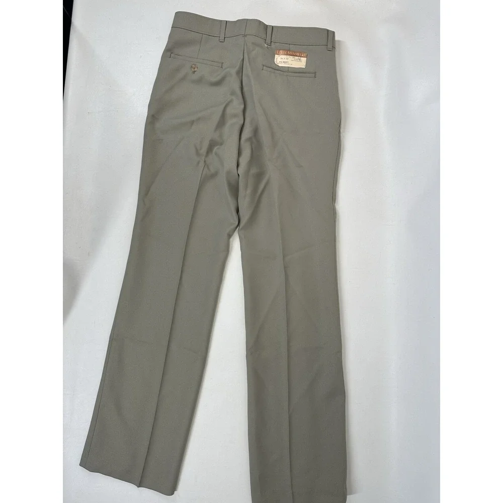 Levis Pants Mens‎ Size 34x33 Beige Action Slacks Pants NWT Vintage Sta-prest